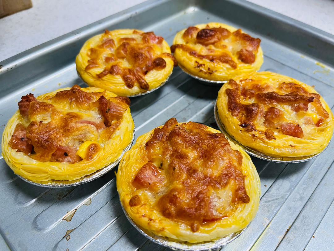 超简单迷你小披萨(蛋挞皮)