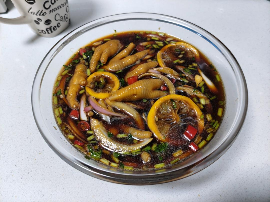 🍋柠檬百香果🌶️酸辣网红鸡爪