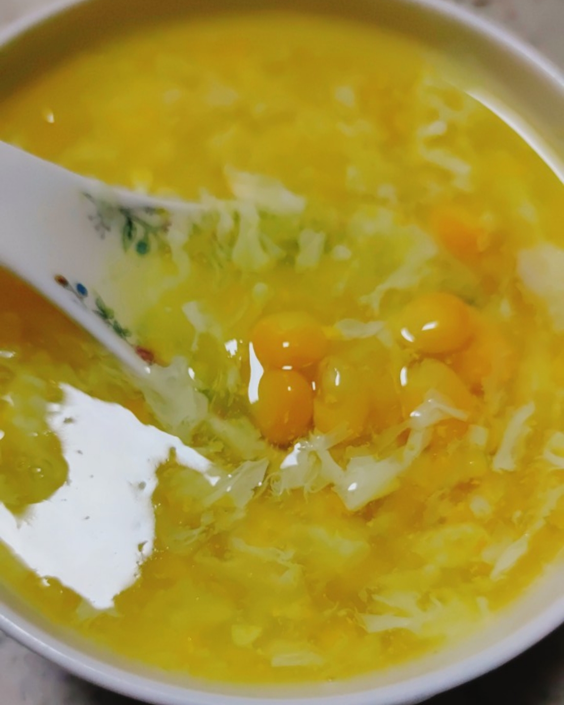 鲜玉米蛋羹汤(简单鲜香）的做法
