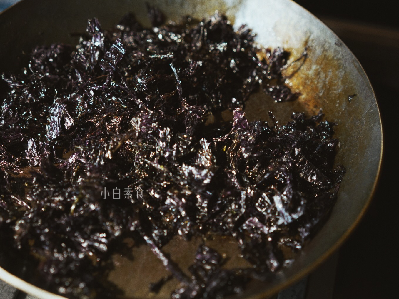 紫菜糯米炒饭的做法 步骤3