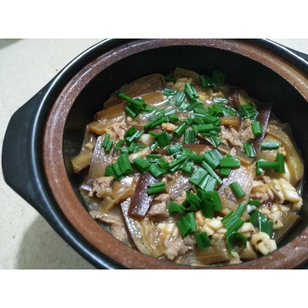 超级下饭菜～砂锅茄子煲