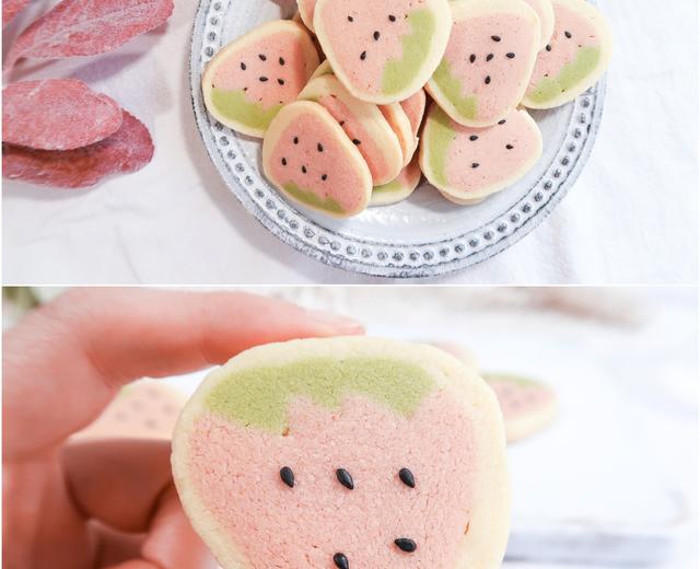 吃可爱长大的🍓零难度粉嫩草莓小饼干的做法