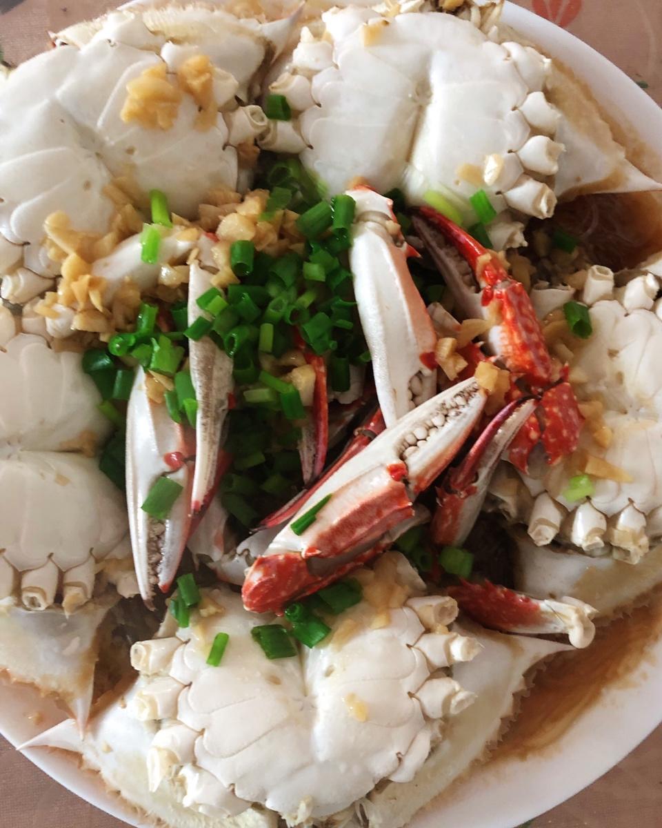 蒜蓉粉丝蒸梭子蟹