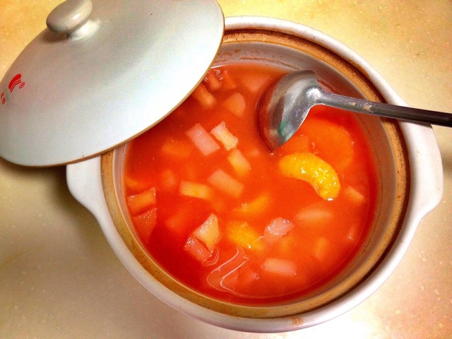 冬日水果甜汤