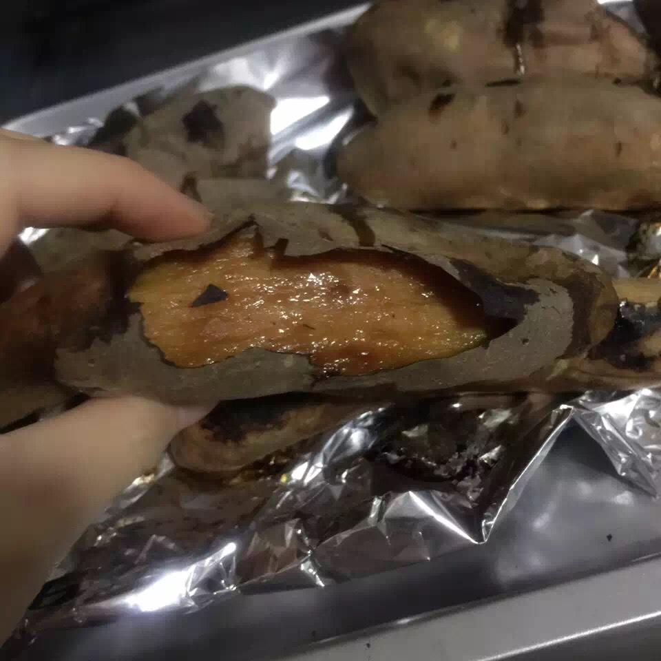 烤地瓜（烤箱初试）