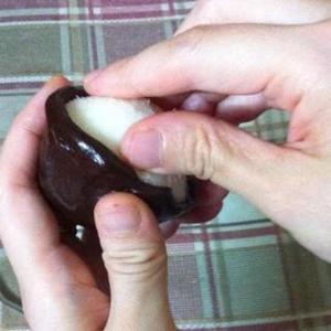 巧克力椰蓉月饼（黑白配）的做法 步骤6