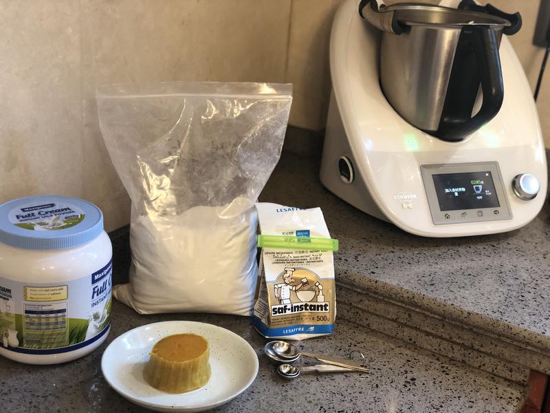 纯奶手撕吐司的做法 步骤1