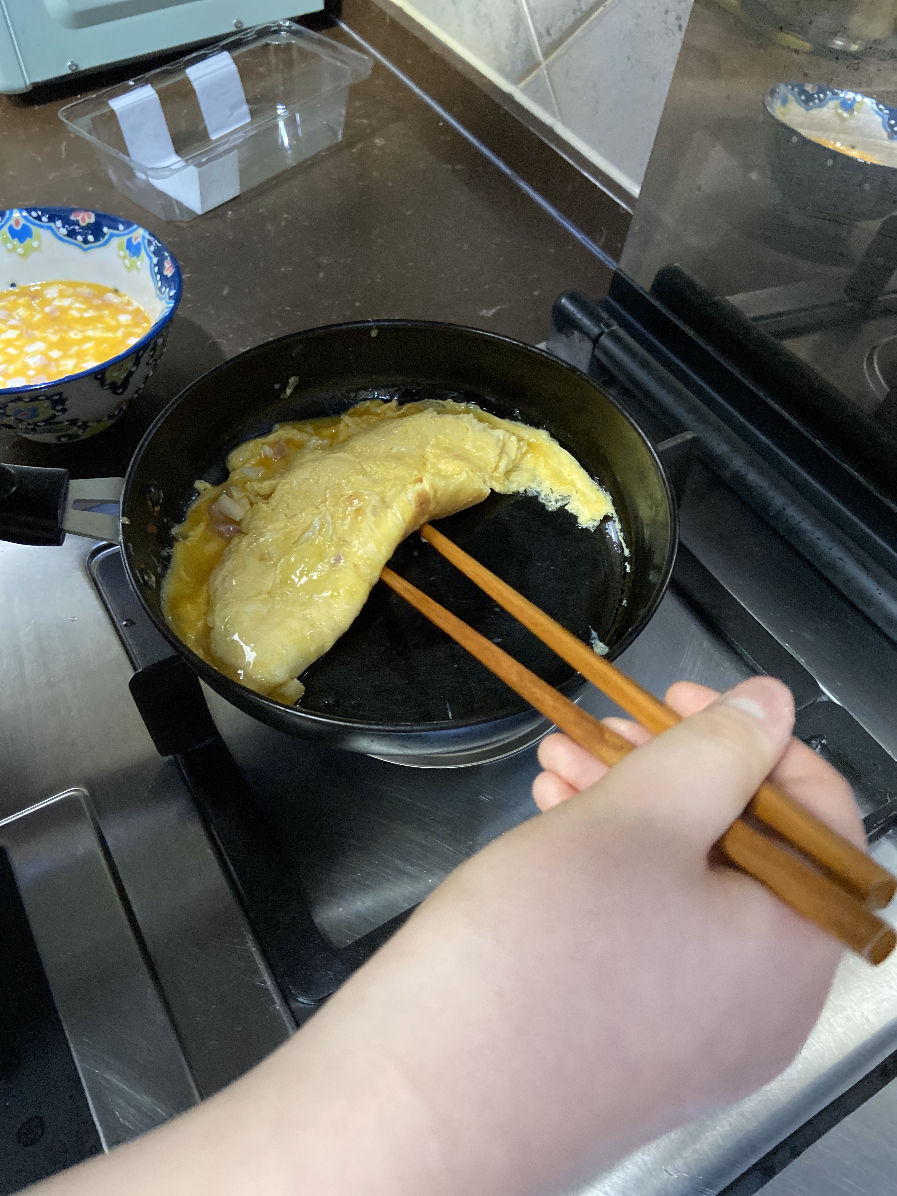 韩式鸡蛋卷，韩剧里可多了，韩国人也经常吃的做法 步骤5