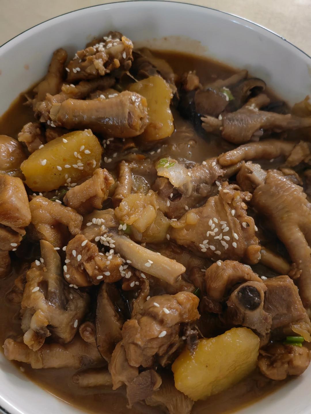 完美复制胖哥俩鸡爪煲