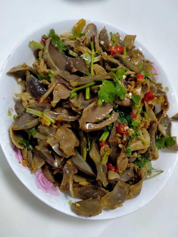 凉拌美味鸡胗