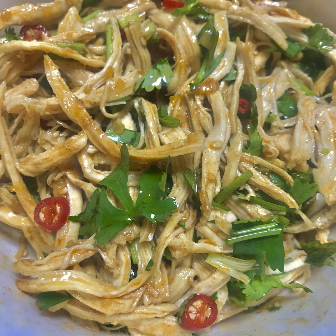 ✅ 第6道快手低脂菜✨清爽美味的柠檬鸡丝🍋鸡胸肉满分吃法💯