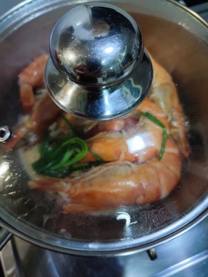 白灼汁蘸大虾🍤的做法 步骤5