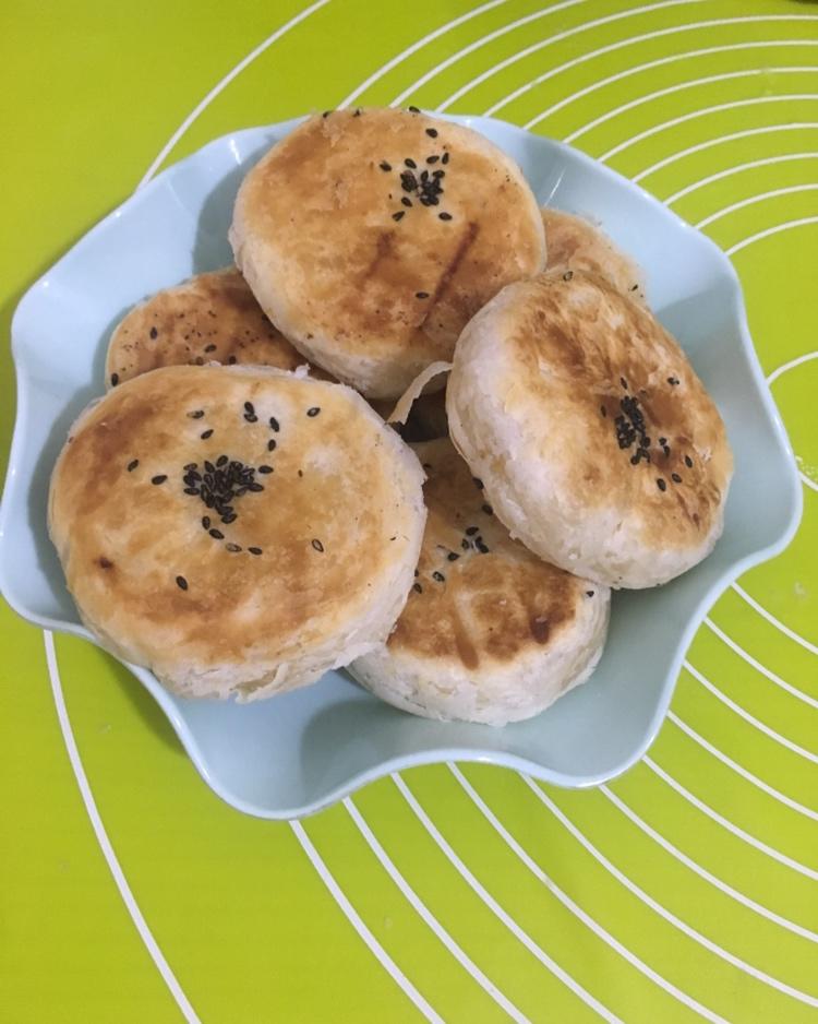 堂妈小厨——酥皮绿豆饼