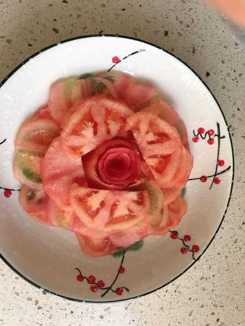 花开富贵-糖拌西红柿