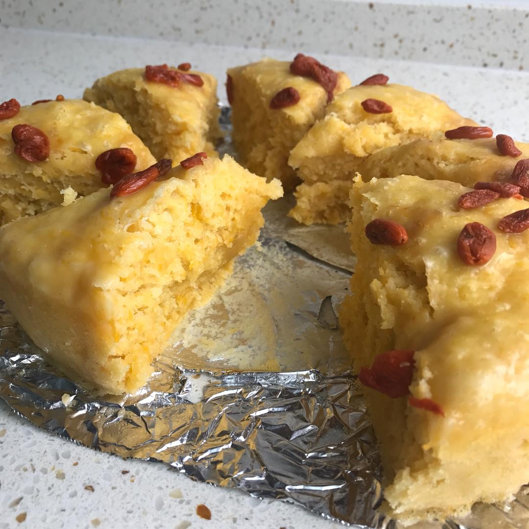 南瓜发糕 Steamed Pumpkin Cake