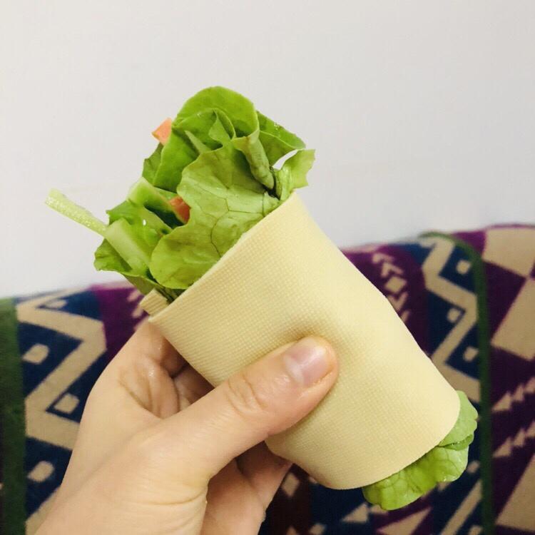 豆皮春卷减脂餐