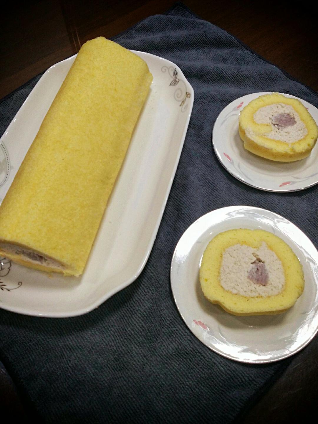 仿台湾不二家的真芋头蛋糕（Taro cake）