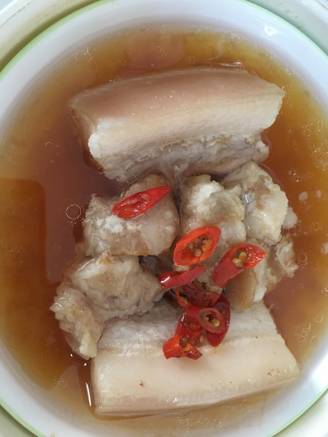 清蒸五花肉的做法