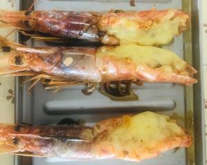 蒜蓉芝士焗阿根廷红虾的做法 步骤6