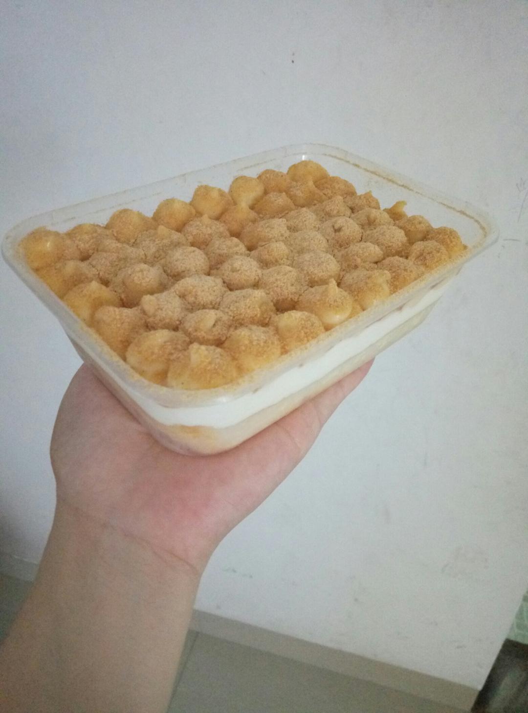 日式豆乳盒子蛋糕