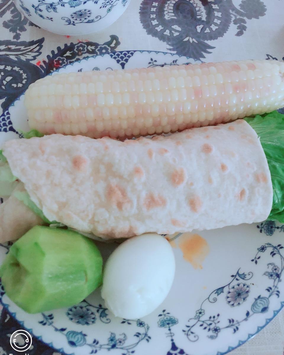 低卡健康杂蔬芝士全麦卷饼