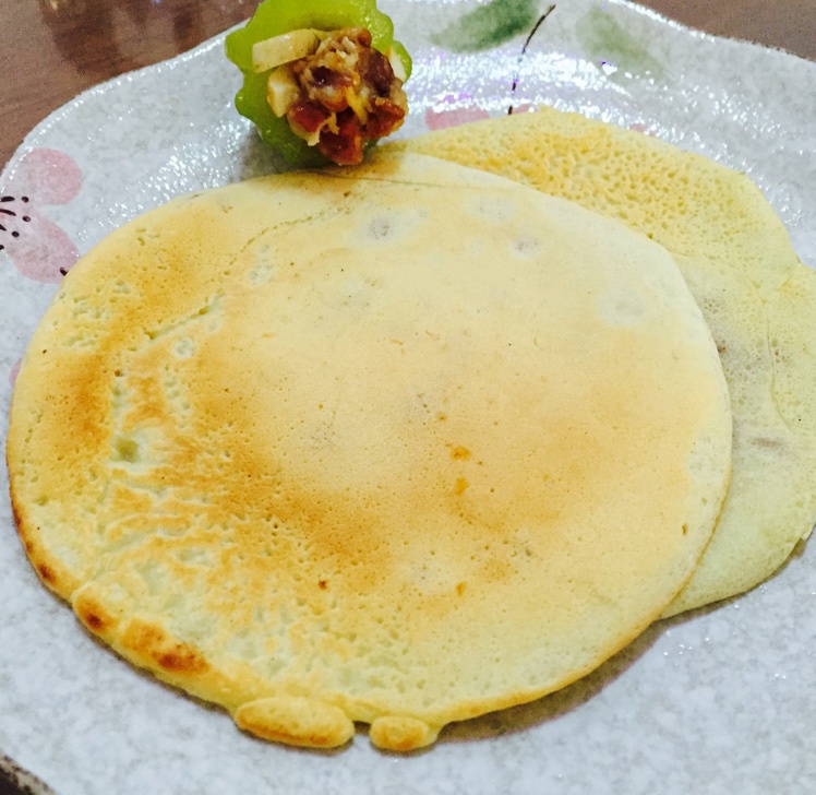 荣粟做的火腿蛋饼