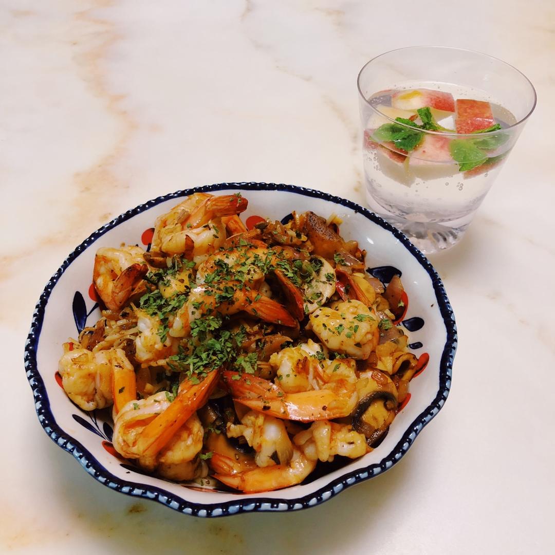 虾油拌面🍜的做法