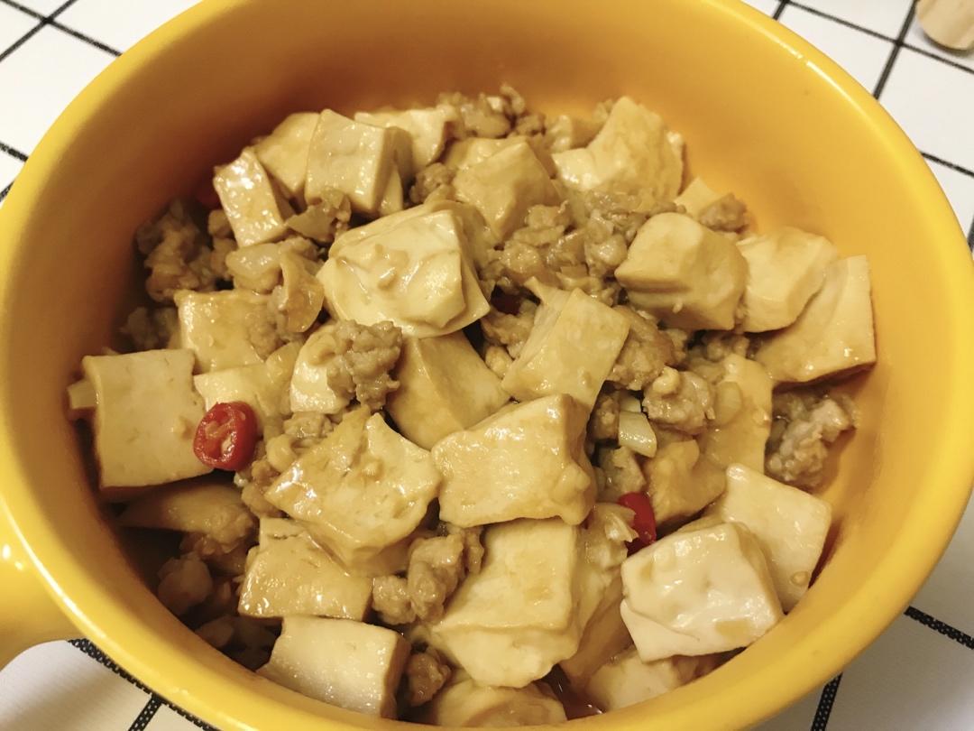 肉末烧豆腐