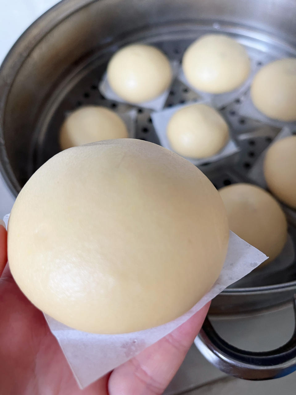 新手做馒头也能100%成功——附上非常详细的视频步骤（一次发酵法）