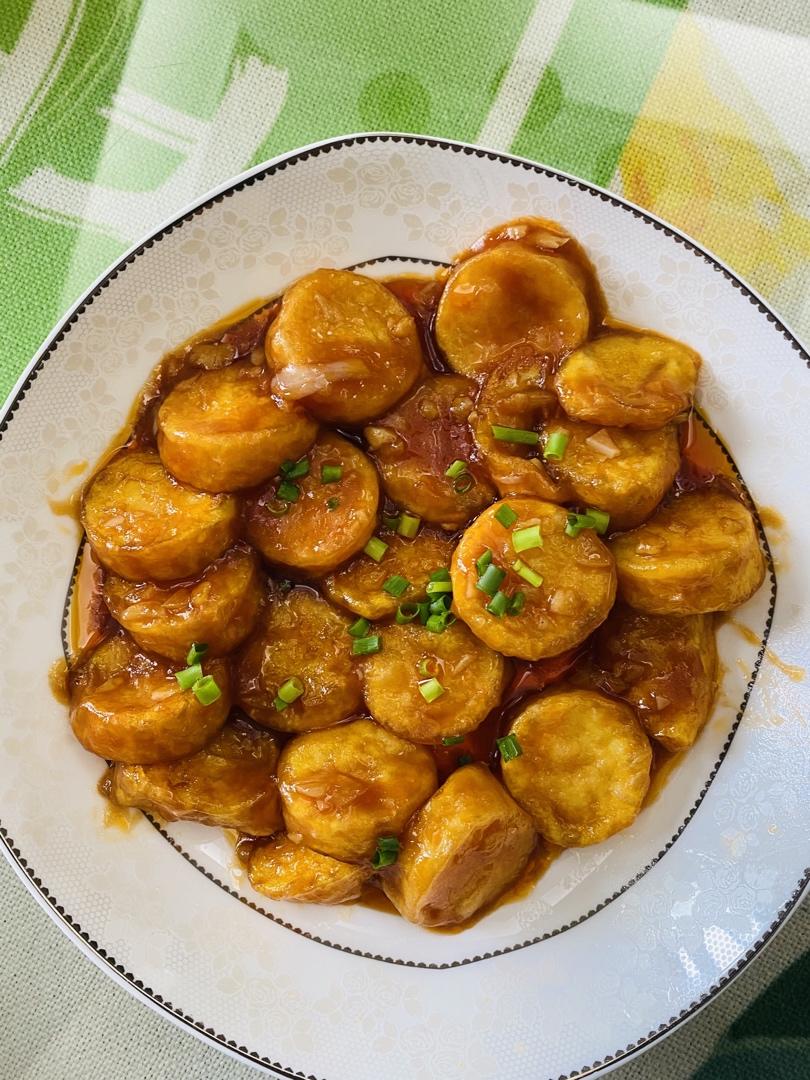 脆皮茄汁日本豆腐