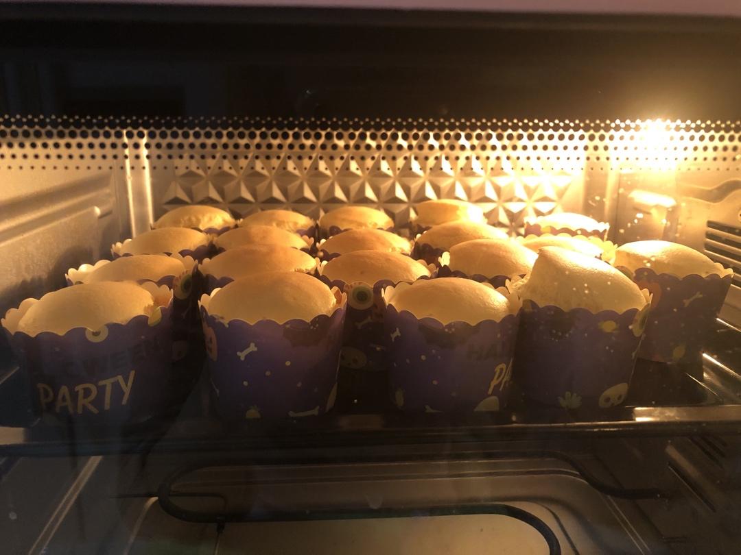 纸杯蛋糕 8寸戚风蛋糕的量