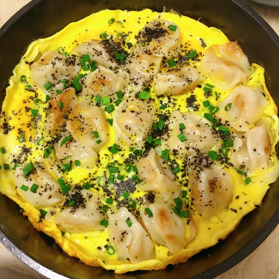懒人快手抱蛋煎饺