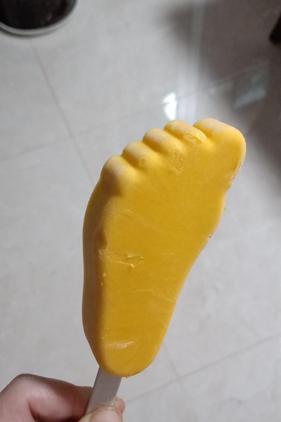 冰儿的小日子做过芒果雪糕一只小脚丫android 拍摄于