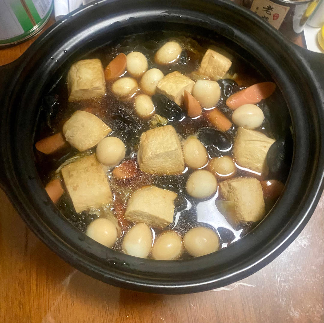 白菜豆腐煲