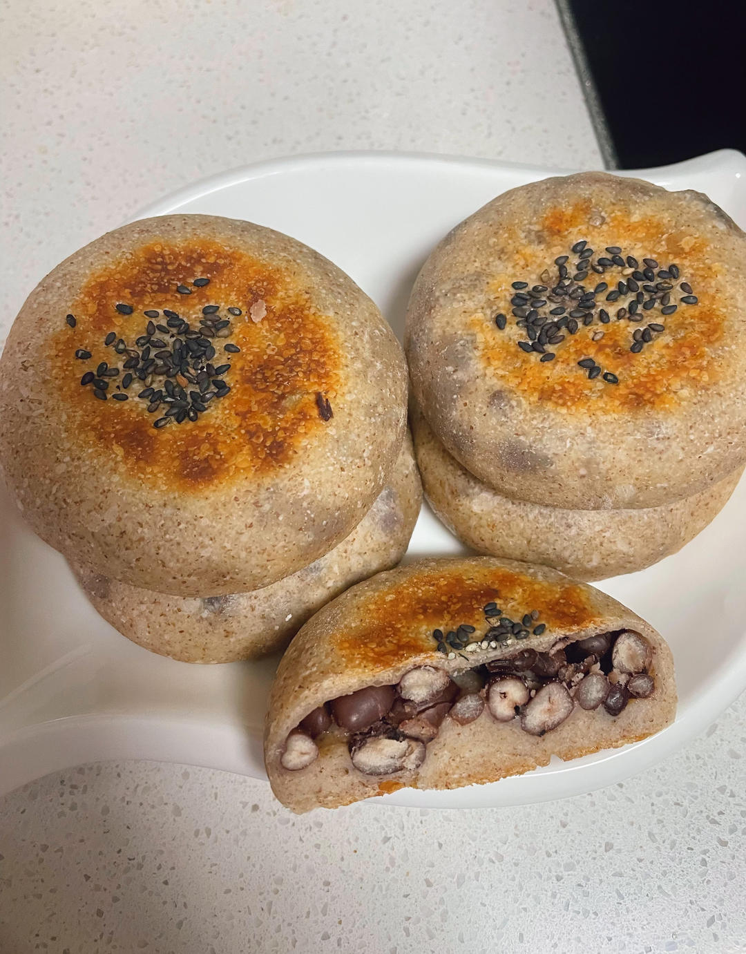 日式红豆包（低油低糖版）