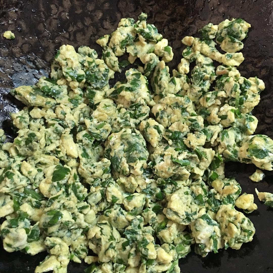 芹菜叶炒鸡蛋