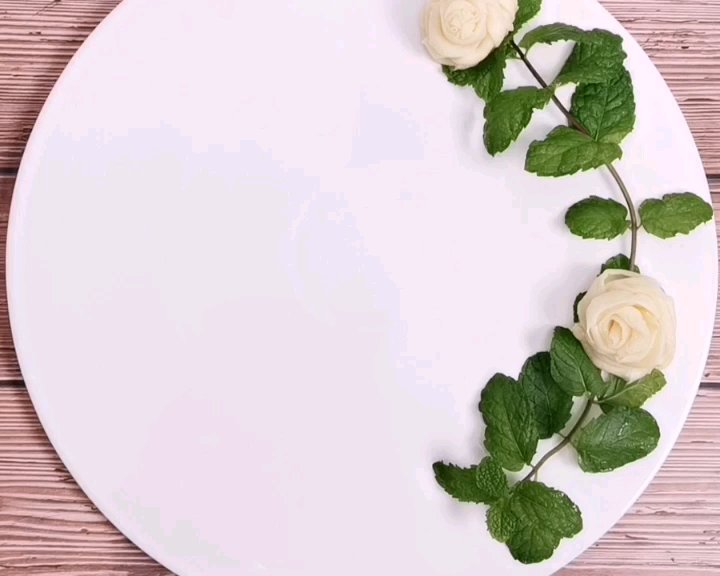 🌹千层皮玫瑰花造型🌹美食菜肴拼盘装饰🌹创意花式摆盘的做法 步骤13