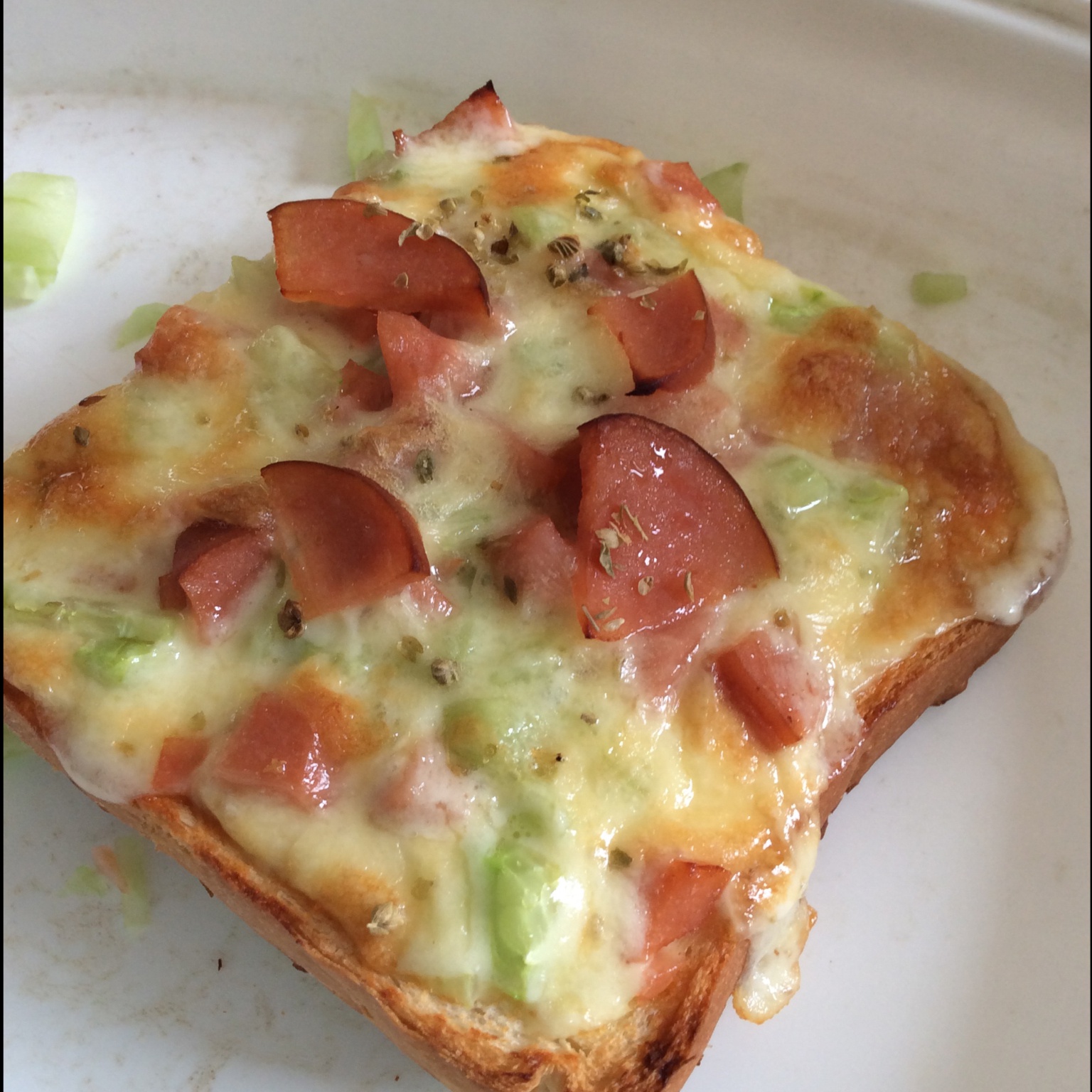 吐司太阳蛋披萨