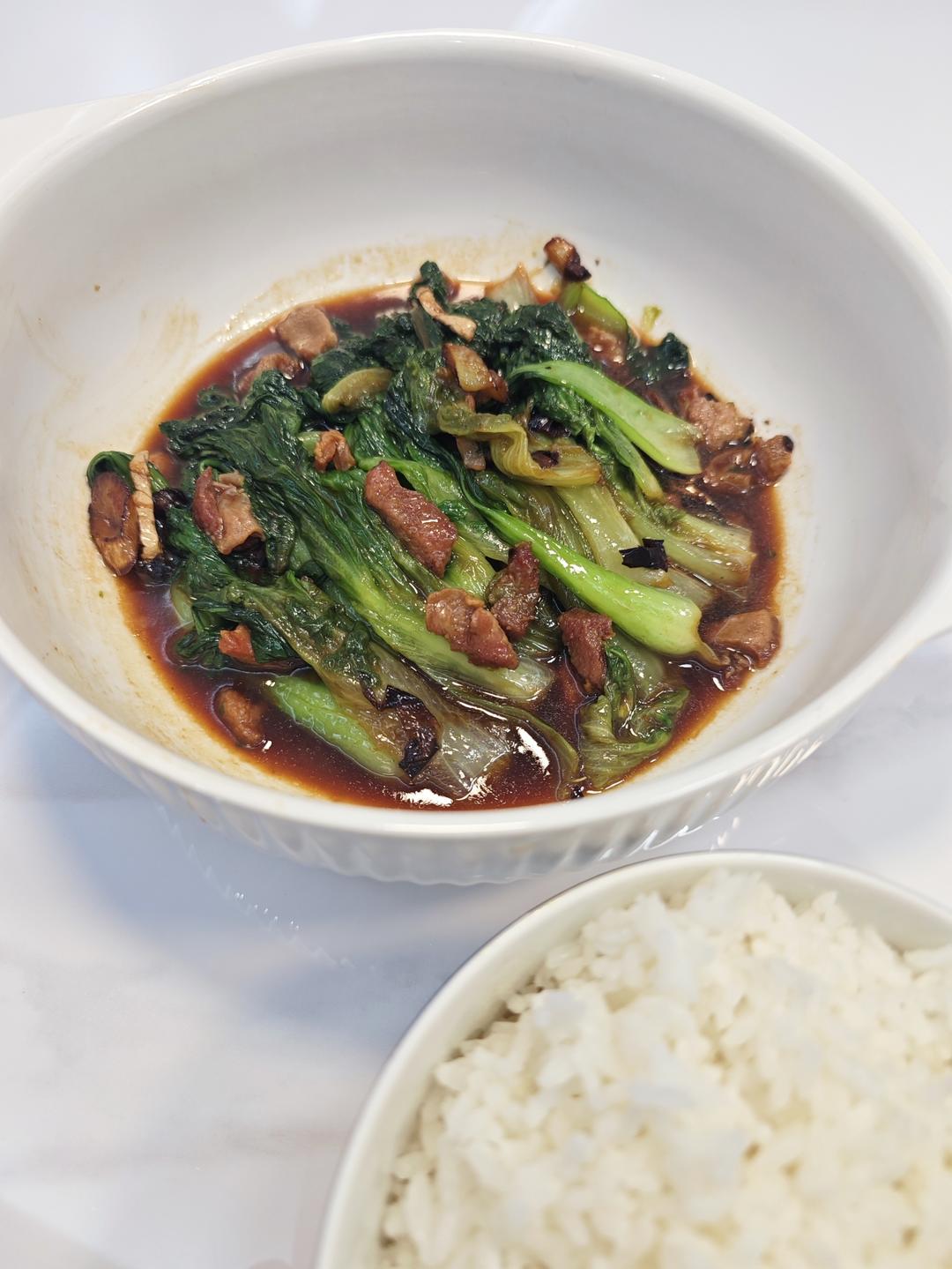 小油菜炒肉