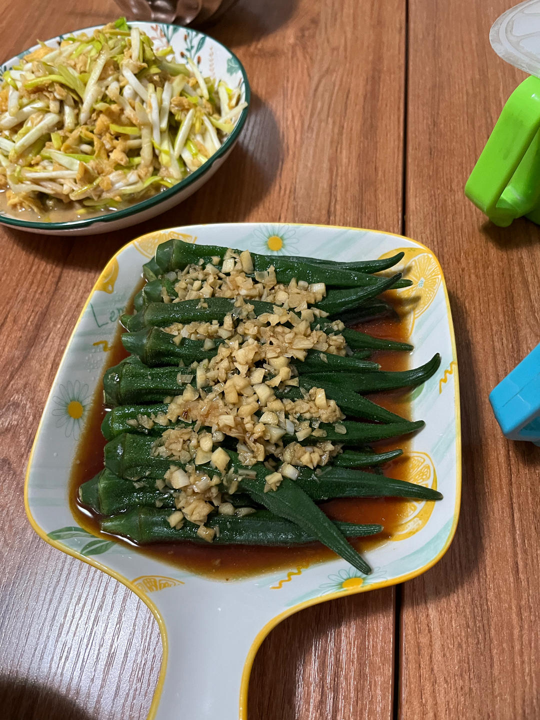 蒜蓉秋葵