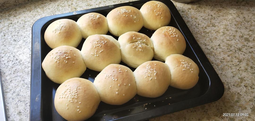 🥛超简单快手，柔软拉丝，一次发酵，牛奶小餐包