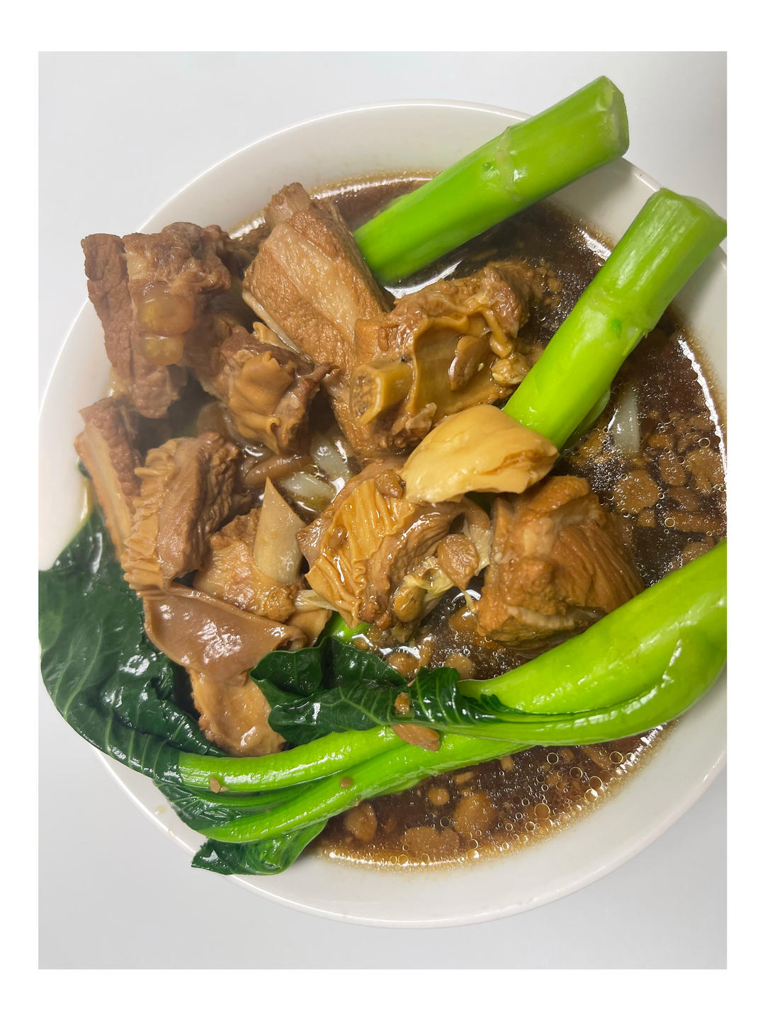 红烧排骨面