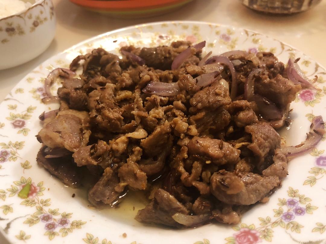 孜然羊肉～最经典的味道～