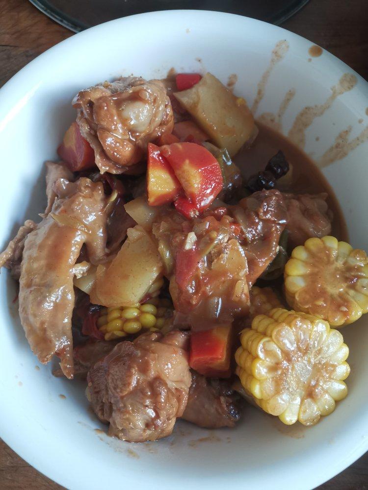 鸡腿炖土豆超级快手菜