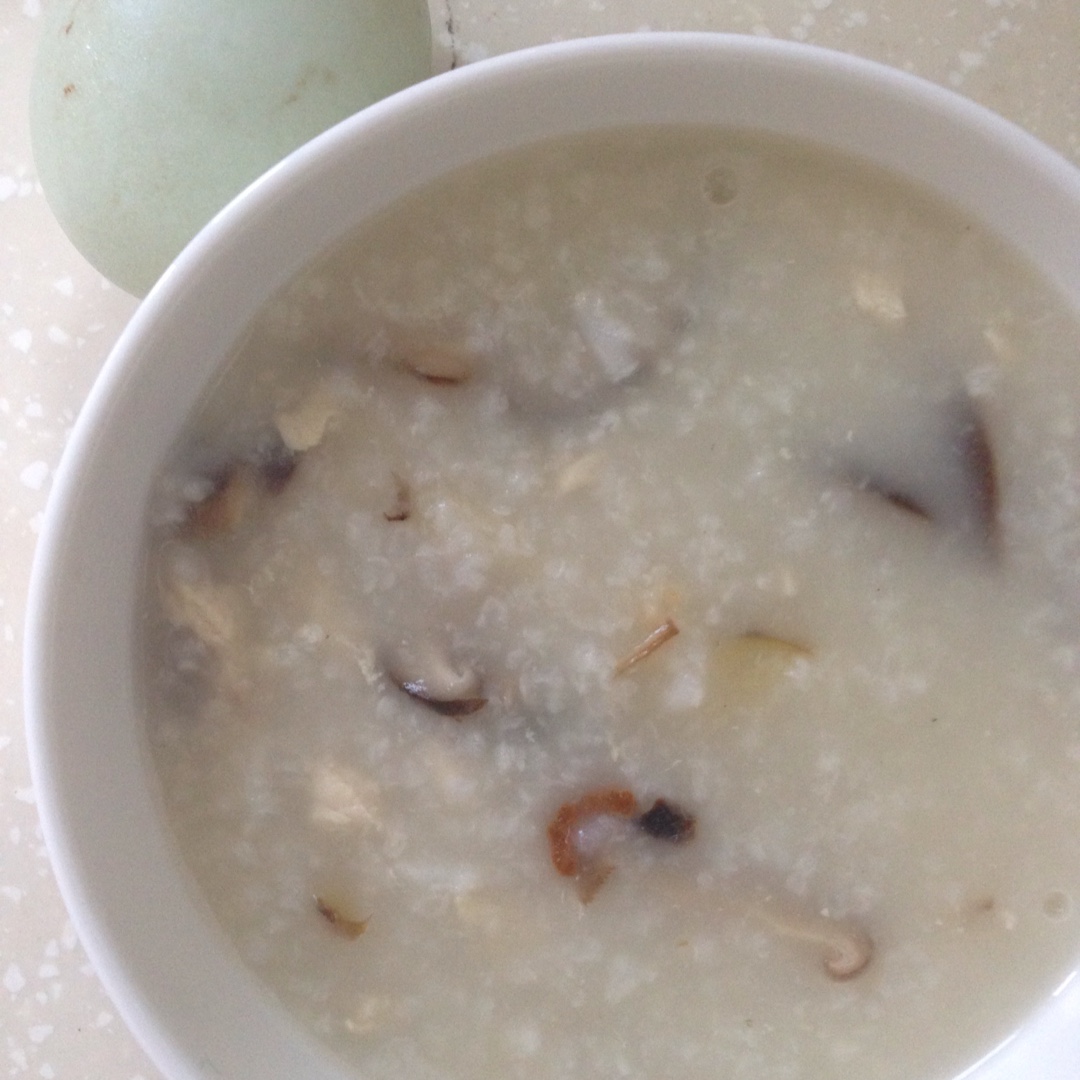 香菇鸡肉粥