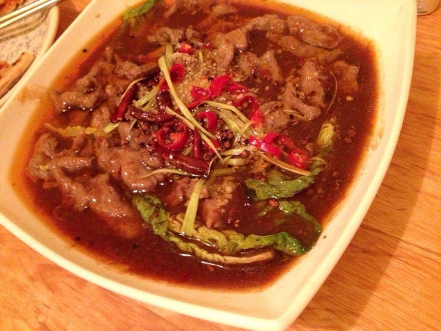 水煮牛肉