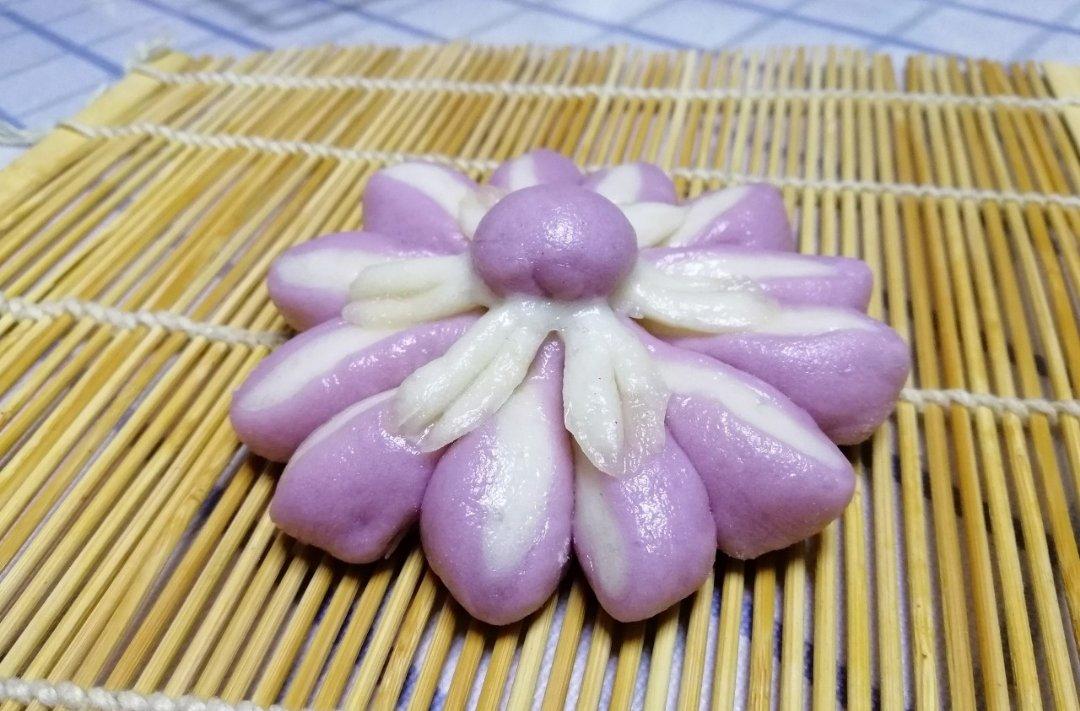 紫薯开花馒头