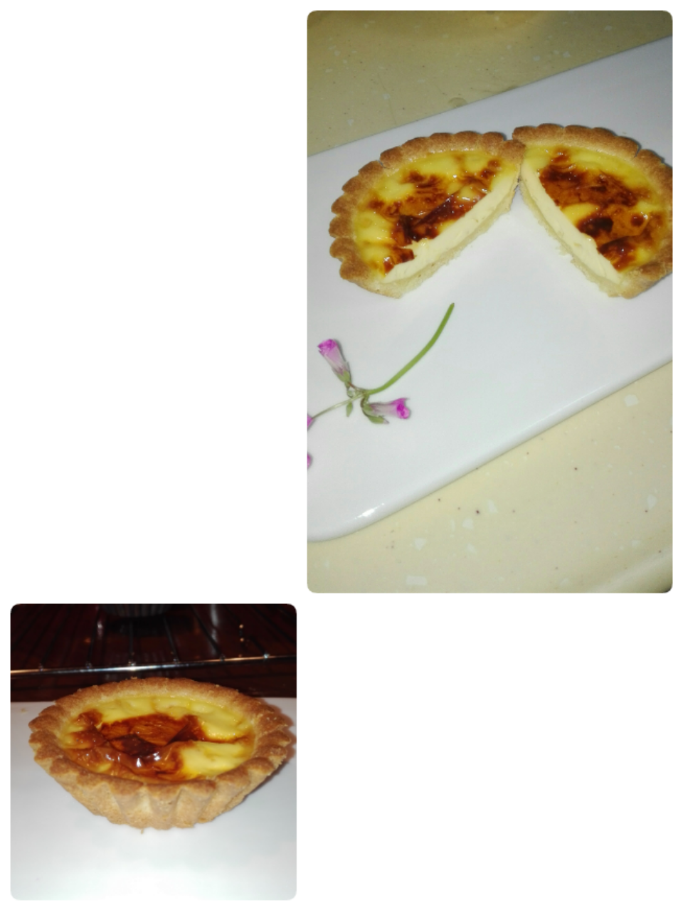 【视频食谱】不用开酥的曲奇蛋挞