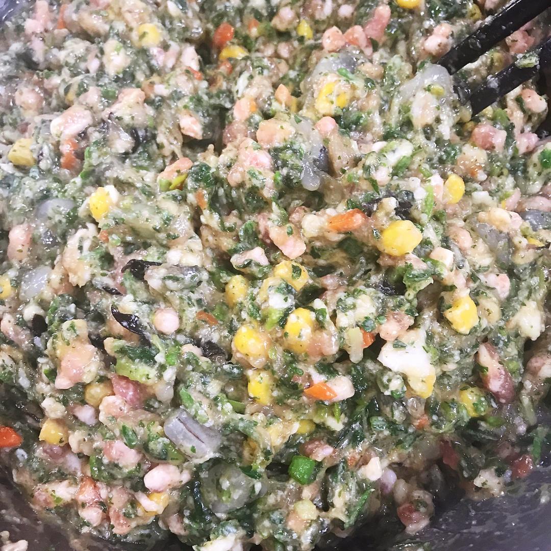 分享一个好吃的饺子馅（类似于湾仔码头的玉米鲜肉饺子馅）