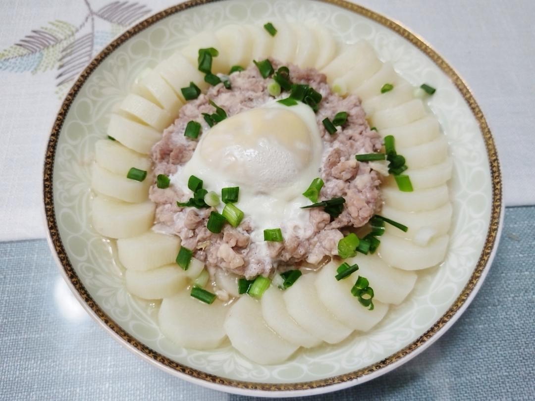 花开富贵之山药蒸肉糜